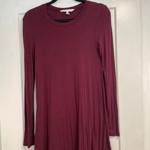 BCBGeneration Maroon Swing Dress